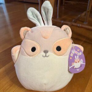 NWT Squishmallows 8" Tai The Sugar Glider with Bunny Ears